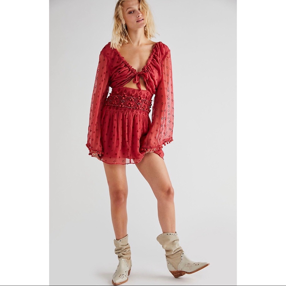 Free People Della Sole Mini Dress